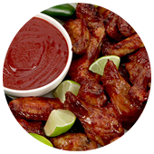 RASPBERRY CHIPOTLE WINGS